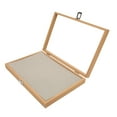 thumbnail image 3 of Medal Shadow Box, Dustproof Multipurpose Clear Fashionable Pin Display Case  For Jewelry For Pins Pearwood, 3 of 8