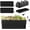 Black, variant on 4 Pack Self Watering Pots for Indoor Plants 17 Inches Window Boxes Planters Rectangular Flower Pots Rectangle Herb Pots Large Plant Pots with Drainage Holes and Saucers Windowsill Planter, Green