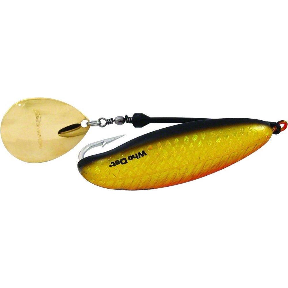 Bomber BSWWRSB3390 Who Dat Weedless Weedless Rattling Spinner Spoon, 2