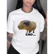 thumbnail image 1 of Emo Guinea Pig Graphic Print T-Shirt for Women, Casual Style Crew Neck Short Sleeve, Comfortable Summer Top with Polyester and Spandex Blend, Medium Stretch Knit Fabric - Fashionable Animal Pattern T, 1 of 6