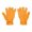 Orange, variant on Fgnfyis Winter Gloves for Women Soft Knit Full Coverage Fingerless Design Modern Minimalist Style Warm Winter Handwear Candy Color Mittens BU1