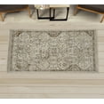 thumbnail image 1 of Vintage Decorative Rug, Classic Themed Oriental Style Royal Ornaments Boho Curly and Leafy Details, Quality Carpet for Bedroom Dorm and Living Room, 6 Sizes, Eggshell and Fawn, by Ambesonne, 1 of 1