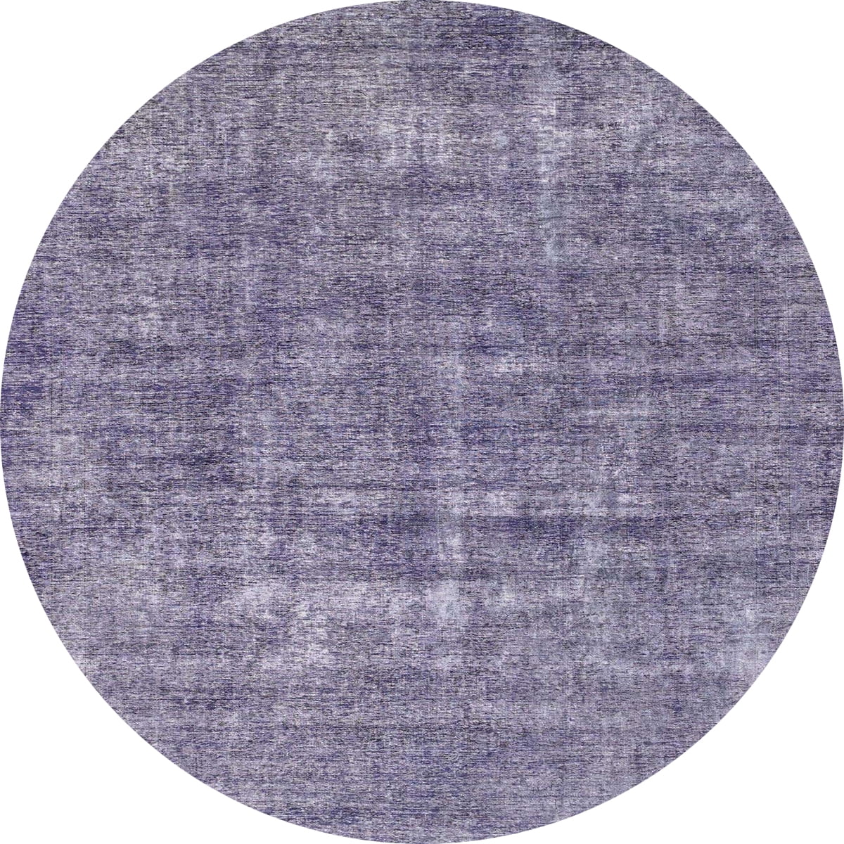 Ahgly Company Indoor Round Abstract Blue Gray Abstract Area Rugs, 8 ...