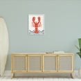 thumbnail image 3 of Stupell Industries Modern Lobster with Waves Animals & Insects Painting White Framed Art Print Wall Art, 24 x 30, 3 of 9