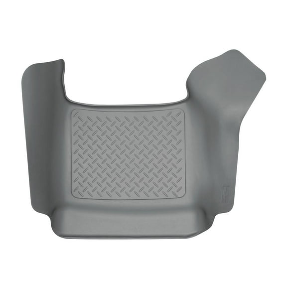Husky Liners 83712 Weatherbeater Floor Mat Fits 2002-2024 Ram 1500/2500/3500 Regular/Quad/Mega Cab w/o Manual Transfer Case Center Hump Liner 1pc Grey