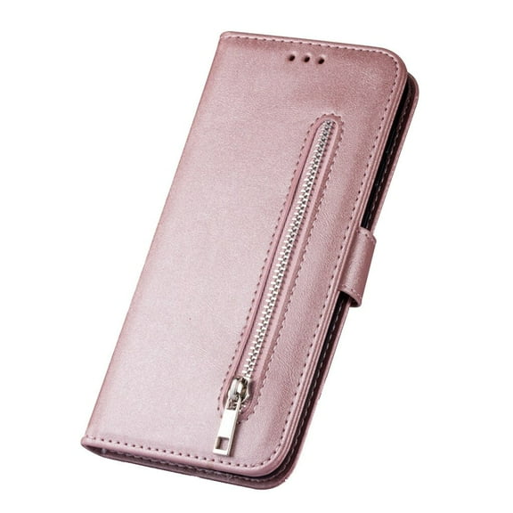 For Apple iPhone 11 Pro Max Back Case Luxury Shockproof Leather Slim Phone Cover(Rose Gold)