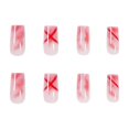 thumbnail image 3 of 24 uñas postizas brillantes, cobertura completa, uñas postizas para mujeres y niñas, 3 of 5