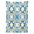 thumbnail image 3 of Ambesonne Traditional Tablecloth Rectangular Table Cover, Spanish Retro, 60"x84", Blue, 3 of 4