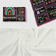 thumbnail image 5 of KAAYEE Teacher Appreciation Gifts Blanket-Teacher Gifts for Women Men-Teacher's Day Gifts-Teacher Graduation Birthday Back to School Gifts Throw Blankets,Black,60"x50", 5 of 7