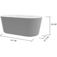 thumbnail image 3 of A&E Bath & Shower BT-1574-NF 62 in. Sorel-No Faucet Freestanding Bathtub, 3 of 3