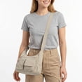 thumbnail image 3 of PULLIMORE Crossbody Bag for Women Nylon Waterproof Shoulder Purse Handbag Messenger Bag Lightweight Multi-Pockets Pocketbooks, Khaki, 3 of 9