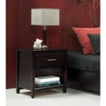 thumbnail image 3 of Modus Furniture Nevis Charging Station Nightstand, Espresso, 3 of 16