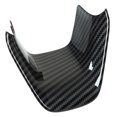 thumbnail image 4 of Steering Wheel Cover Trim, Solid Carbon Fiber Style Scratch Resistant Long Term Use Wear Resistant Steering Wheel Decal Sticker  For Car, 4 of 8