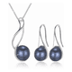 thumbnail image 1 of Conjunto De Joyas Con Perlas Negras Malubero Para novia, 1 of 3