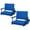Blue, variant on SPECSTAR Stadium Seats with Back Support and Cushion, 2 Pack Portable Bleacher Chairs with Cup Holder and Shoulder Strap
