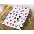 thumbnail image 3 of IGIGUOHAO OHAO Decorative Rectangle Table Cloths Colorful Animal Paw Tablecloth Table Cover for Dining/BBQ/Picnic/Coffee Table 60 X 104 Inches, 3 of 4