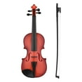 thumbnail image 4 of Graflsoa Violon Jouet Brun en ABS pour Enfants, Instrument de Musique Léger avec Nœud, Piles Non Incluses, Taille 39 cm, 4 of 7