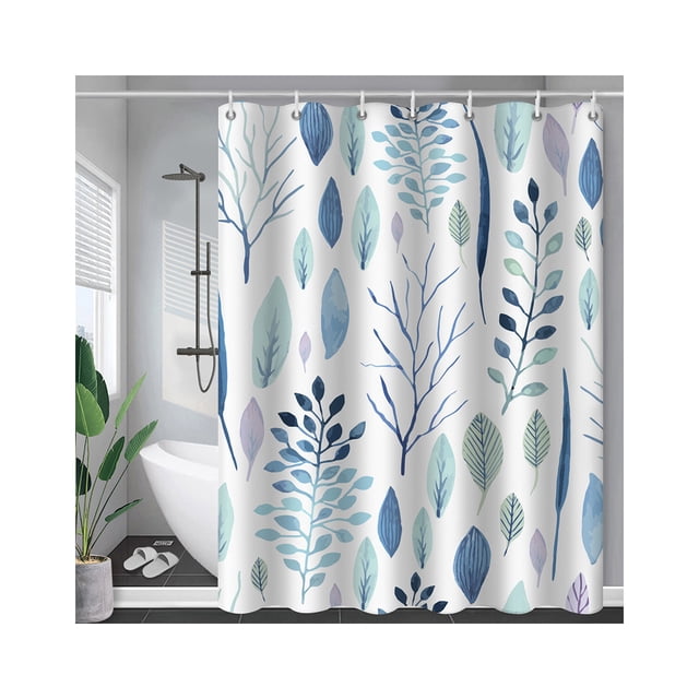 Hi,Fancy Bathroom Showering Curtain Waterproof Polyester Modern Style Bathing Printing Curtains Decoration Drape Household Toilet Type 2