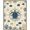 Beige Blue, Pattern 14, variant on ODIKA 8'x10' Washable Area Rug Non-Shedding, Easy Care, Coral Center Map Ocean Compass Border Vintage Turtle Nautical Reef Playful for King Size Bedroom Under Bed, Master Suite