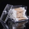 thumbnail image 5 of New Acrylic Cotton Swabs Storage Holder Box Transparent Makeup Case Cosmetic Container, 5 of 5