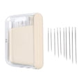 thumbnail image 2 of Sewing Needle Case, Portable Needle Storage Box with 10 Needles for Quilting, Embroidery, Hand Sewing, ABS Material, 2 of 7