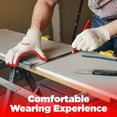 thumbnail image 4 of SAFETY Non-Slip 10 Pairs Red Latex Cotton Multi-Purpose Work Gloves- Nitrile Dipped & Rubber Palm Coated for a Firm Grip- Heavy Duty Premium-Construction-Moving-Warehouse-Garden-Gloves, 4 of 5