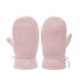 thumbnail image 2 of Ticikt Kids Mittens, Thick Sherpa Lined Warm Winter Gloves for Toddlers,Pink, 2 of 3