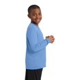 thumbnail image 3 of SPORT-TEK Boys' Long Sleeve PosiCharge Competitor Tee, Carolina Blue, Small, 3 of 5