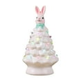 thumbnail image 7 of 2025 Lighted Easter Bunny Ceramic Tabletop Tree, 5.9 Inch Rabbit Figurine with Colorful Lamp Beads & Bunny Ears, Spring Easter Holiday Decor & Night Light for Home, 7 of 7