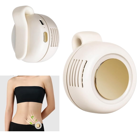 Portable Silent Mini Bladeless Electric Fan,Small fan Clip on for Shirt & Waist,2026 New Mini Bladeless Fan Clip On,Adjustable 3-Speed
