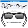 thumbnail image 5 of TINHAO Fit Over Glasses Sunglasses for Men with Hard Case, Polarized UV400 Wrap Around Prescription Glasses for Driving Fishing Hiking Golf Cycling Outdoor, 5 of 7