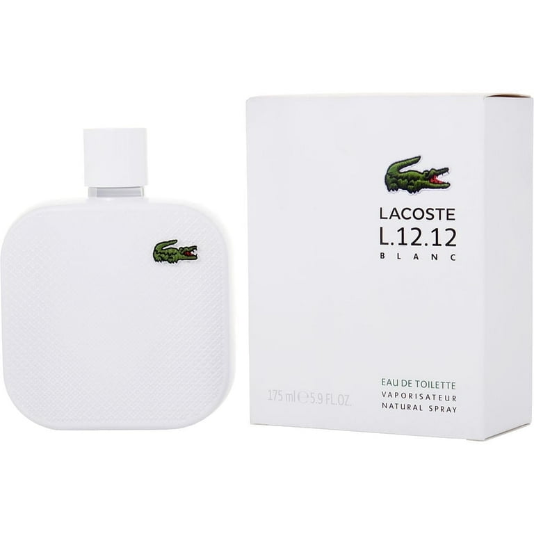 Lacoste Homme Cologne L.12.12 Blanc Eau De Toilette Spray for Men