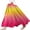 Hot Pink, variant on RUTAYY Women Summer Gradient Printed Linen Wrap Skirt Elastic Waist A-Line Boho Beach Skirt Flowy Long Maxi Skirt For Vacation Flowy Swing Skirts