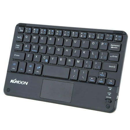 Bluetooth Keyboard Smartphones KKmoon 59 Keys Ultra Slim Thin Mini Bluetooth Keyboard with Touch Pad Panel for Android for Windows PC Tablet Smartphone ()