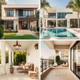 thumbnail image 2 of 3 Piece Outdoor Rocking Chairs, Outdoor Patio Furniture Set with Thick Cushion and Coffee Table, 2 of 8