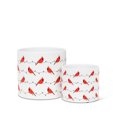 thumbnail image 3 of Allover Cardinals Planter, 3 of 4