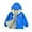 Z3 Blue, variant on GYUJNB Insulated Fleece Lined Winter Hooded Jacket for Girls Windproof Warm Thermal Coat with Zip Front Pockets,Size:9-10 Years