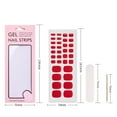 thumbnail image 3 of Gel nail stickers free baking solid color toenail stickers no uv gel nail toe stickers, 3 of 3