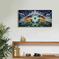 thumbnail image 5 of Epic Graffiti 'God's Eye 2' by Jan Kasparec, Canvas Wall Art, 24"x12", 5 of 8