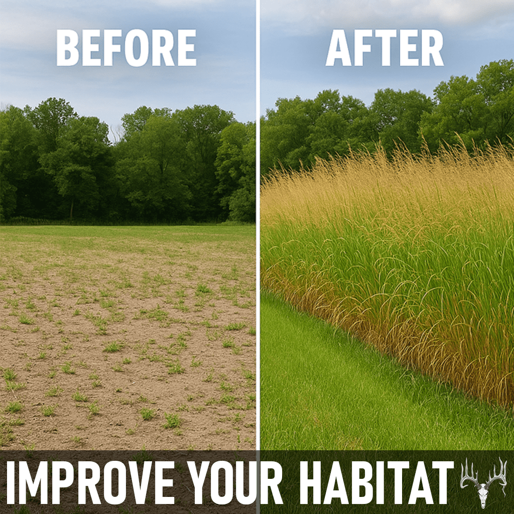BigAzz Switchgrass Seed, Bulk RC Big Rock Variety, Extra Tall Drought-Tolerant Native Perennial Grass for Deer Habitat, Bedding Areas, Green Screens & Food Plots, 2 LB