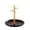 Black, variant on Key Tray & Key Bowl, Jewelry Tray with Wood 3-Tier Hanging Organizer - Multi-Functional Entryway Tray, Perfect for Bowl, Valet, Ring Holder, Jewelry Dish Organize, White