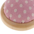 thumbnail image 4 of Hemisphere Shape Cotton Fabric Sewing Storage Holder Pin Cushion Pink, 4 of 6