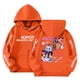 thumbnail image 1 of Moonsky Sudadera con capucha y cordón HUNTRX, estampado de grupo de chicas coreanas, jersey corto, suave y cómodo, top de manga larga para primavera y otoño.,Azafrán,150, 1 of 4