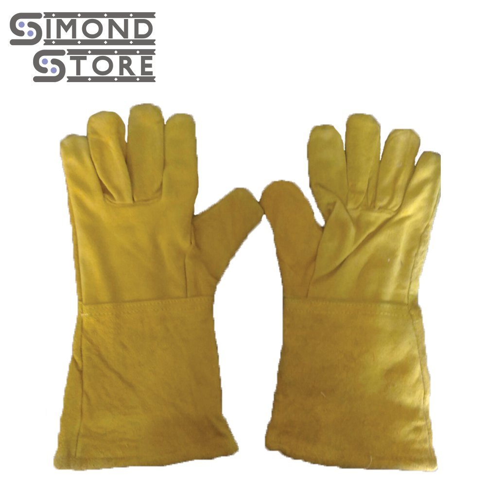 13" Heat Resistant Melting Furnace Gloves Refining Casting Gold Silver