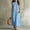 Sky Blue, variant on QUNYINEY Red Dresses Women Sleeveless Summer A Line Long Sundress Crew Neck Loose Fit Casual with Pockets Dresses