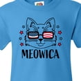 thumbnail image 4 of Inktastic 4th of July Meowica Cat in Flag Sunglasses Youth T-Shirt, 4 of 5