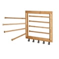 thumbnail image 3 of Honey-Can-Do Wall-Mounted Swivel Clothes Drying Rack DRY-09386 Natural, 3 of 5