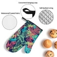 thumbnail image 5 of YFYANG Oven Mitts and Pot Holders Sets 4 Pieces, Non-Slip Heat Resistant Tropical Plant Kitchen Glove Pot Mat for Cooking and Baking, 5 of 8
