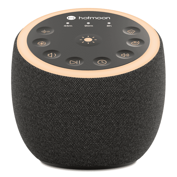 Hotmoon Cocoon 2 White Noise Machine with 40 Soothing Sounds, 32 Adjustable Volume, Timers, Dual Speaker, Noise Maker for Sleep, Yoga, Meditation