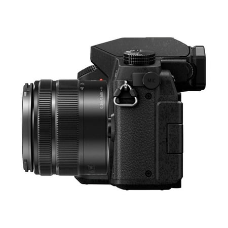 Panasonic Lumix DMC-G7 16 Megapixel Mirrorless Camera with Lens, 14 mm, 42 mm, Black